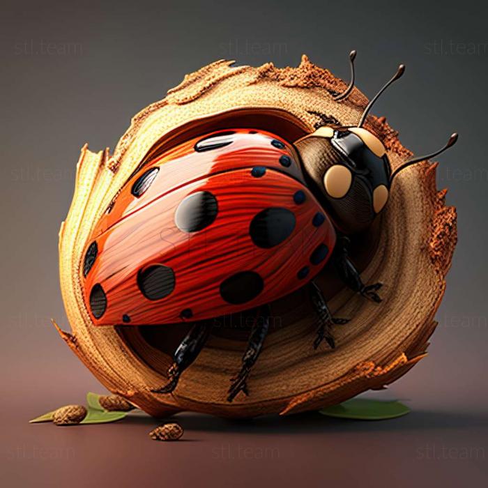 3D model Coccinellinae (STL)